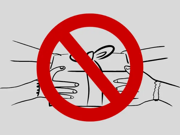 父に貢物を贈るのをやめた